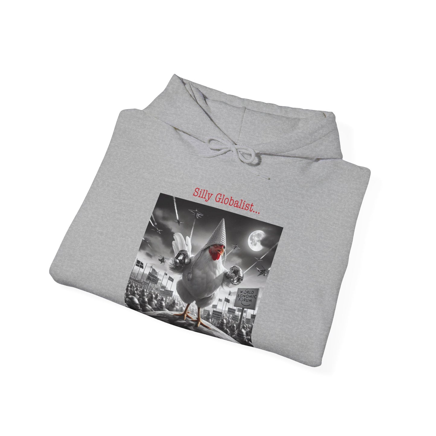 Silly Globalist Hoodie Front