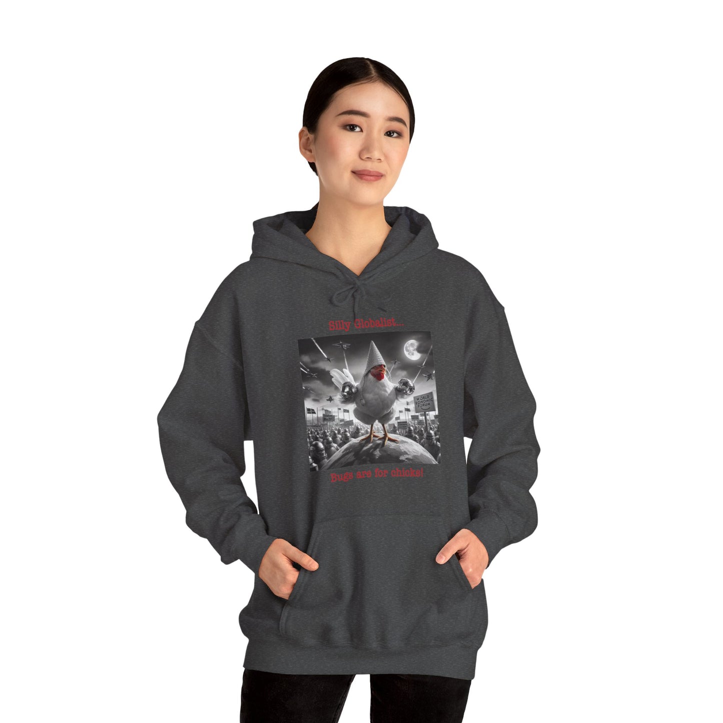 Silly Globalist Hoodie Front