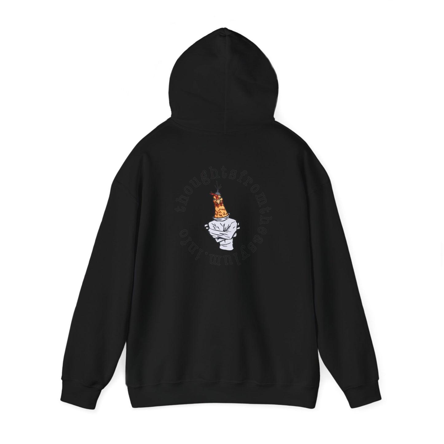 Round Logo Hoodie Back