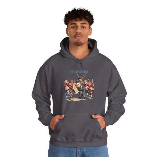 Leftist Agenda Hoodie Front