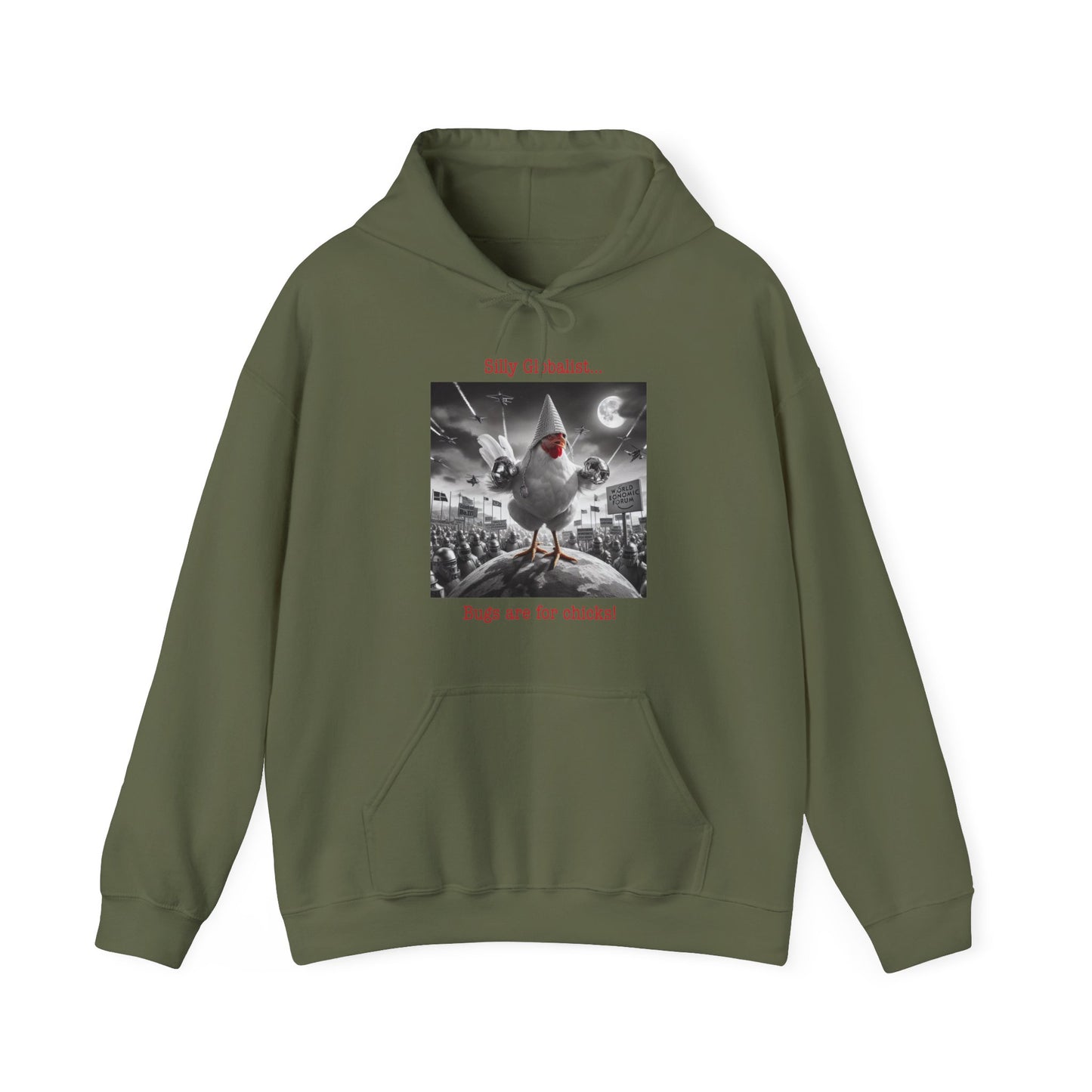 Silly Globalist Hoodie Front