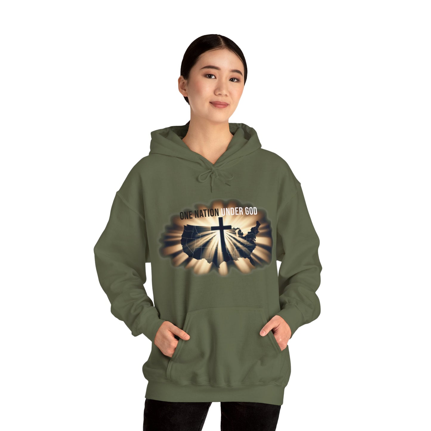 Under God Front Hoodie
