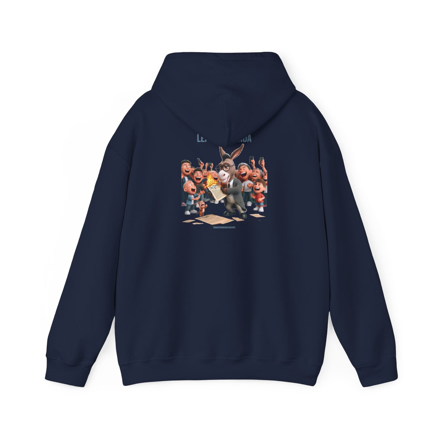 Leftist Agenda Hoodie Back