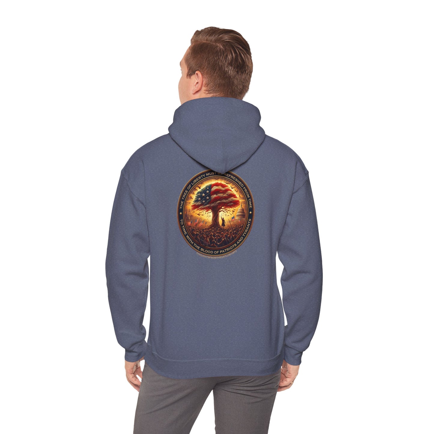 Patriots and Tyrants Hoodie Back