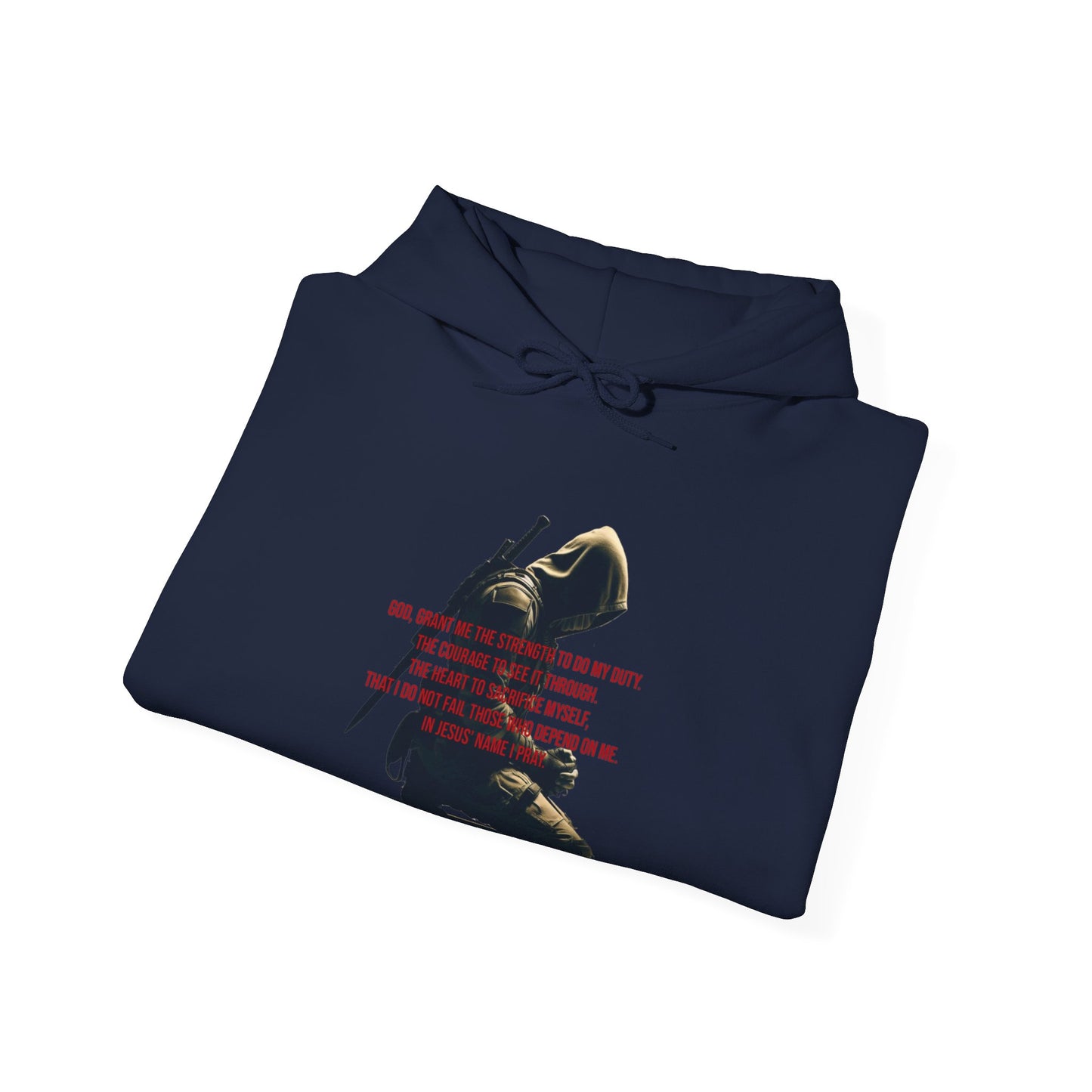 A Man's Prayer Hoodie Front