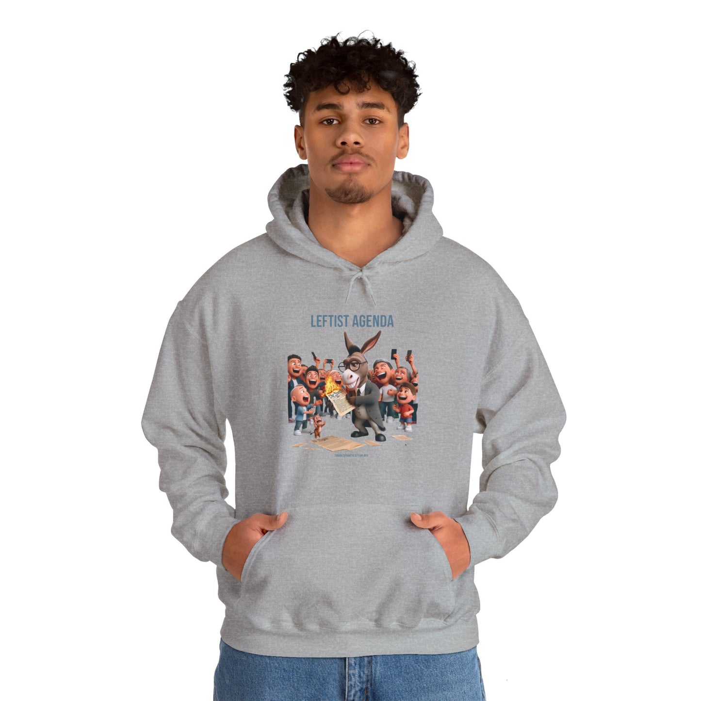 Leftist Agenda Hoodie Front