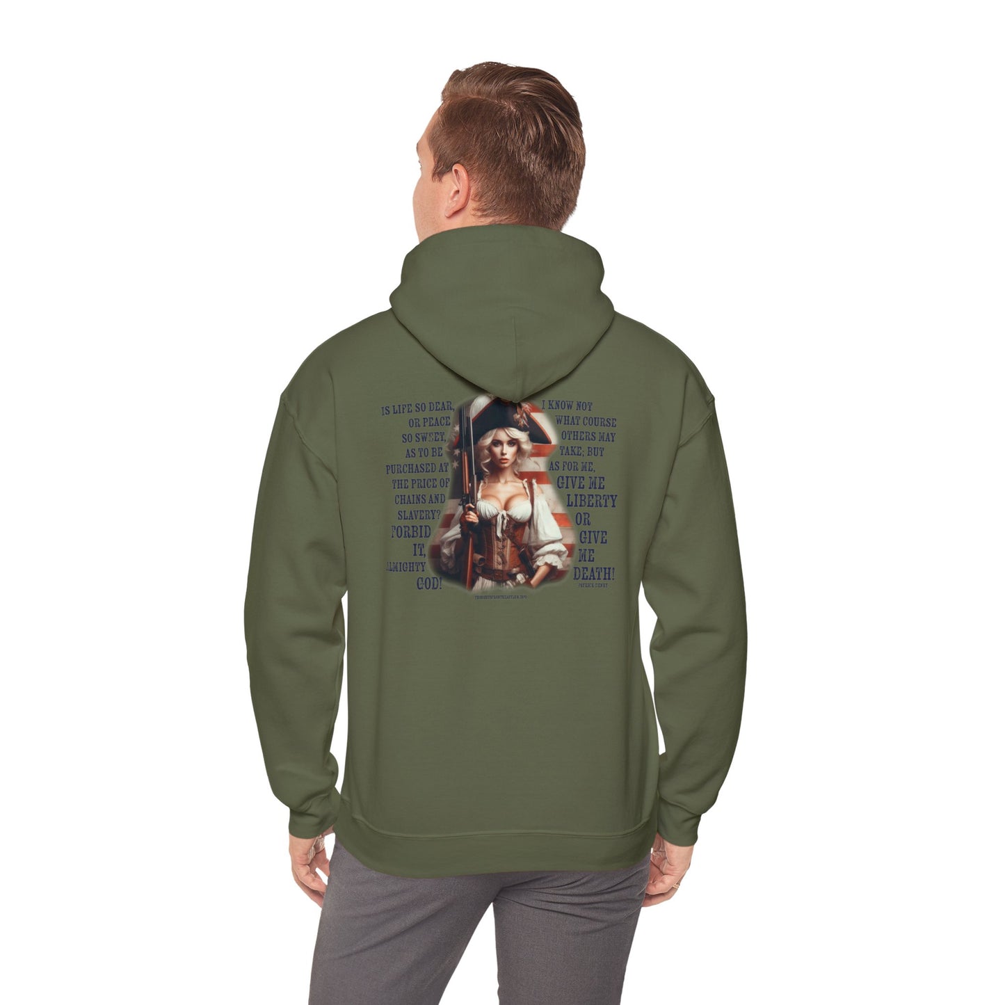 Liberty or Death Hoodie Back