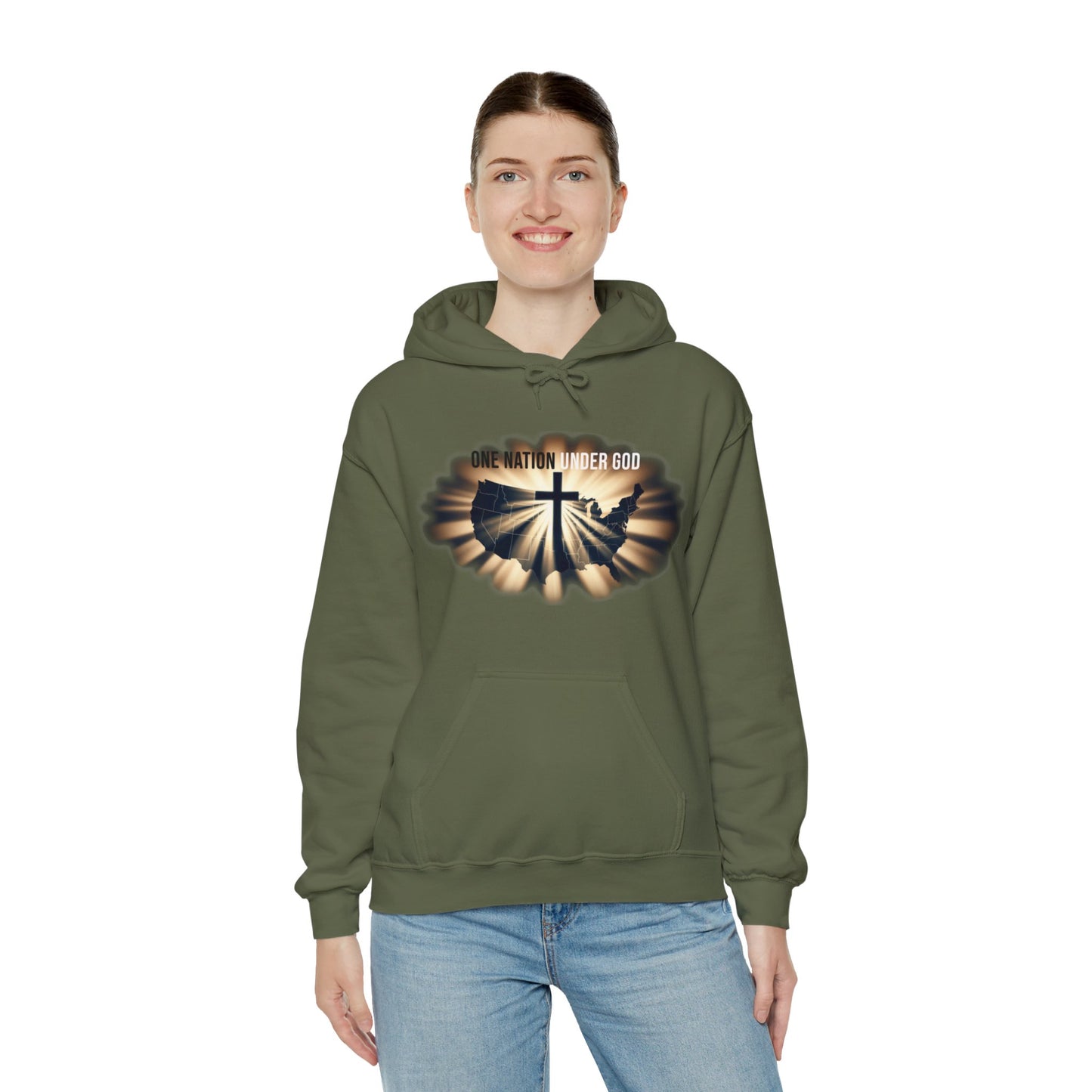 Under God Front Hoodie