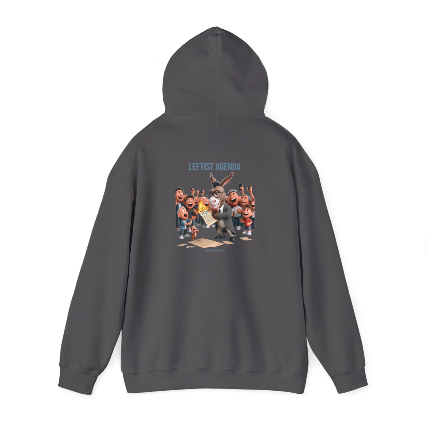 Leftist Agenda Hoodie Back