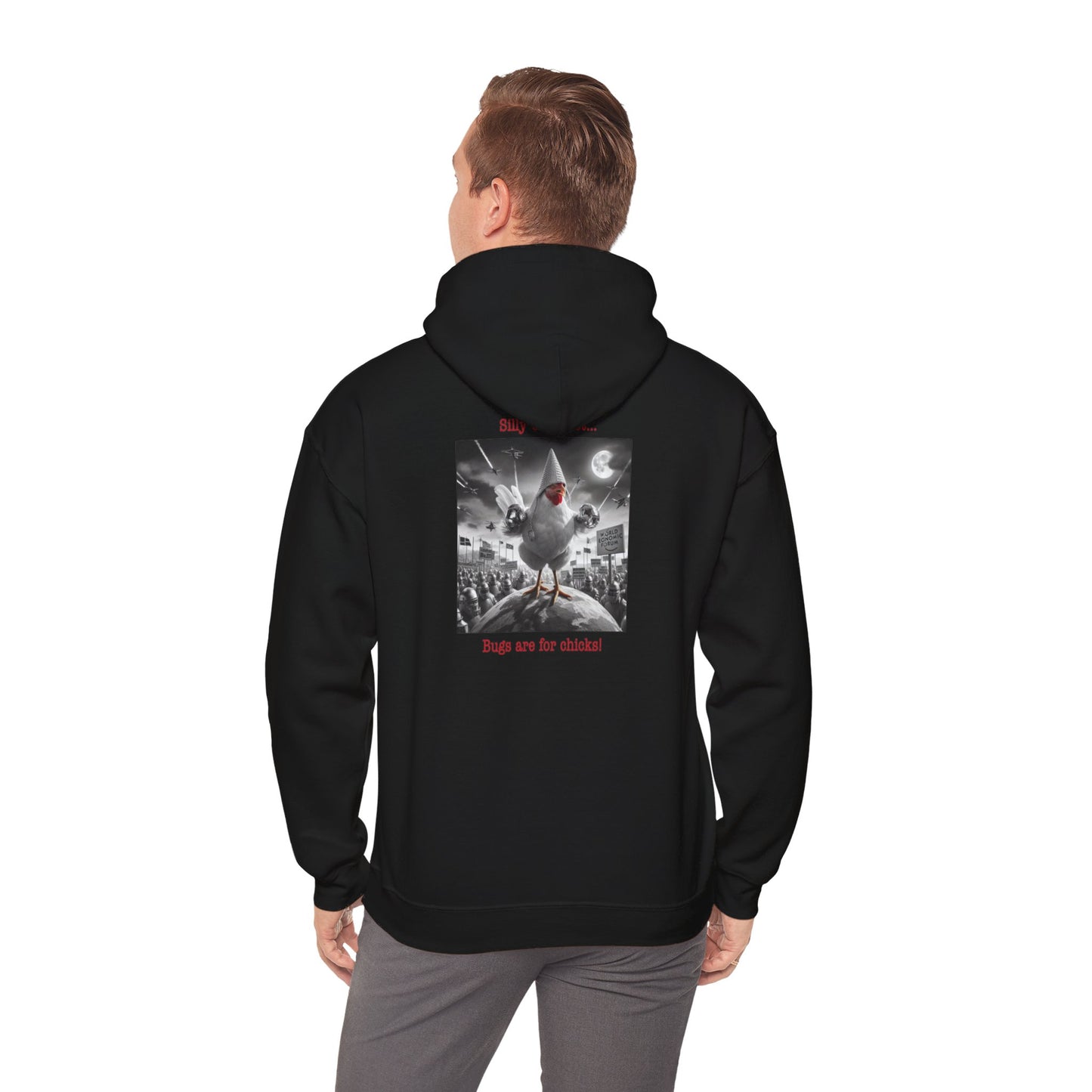 Silly Globalist Hoodie back