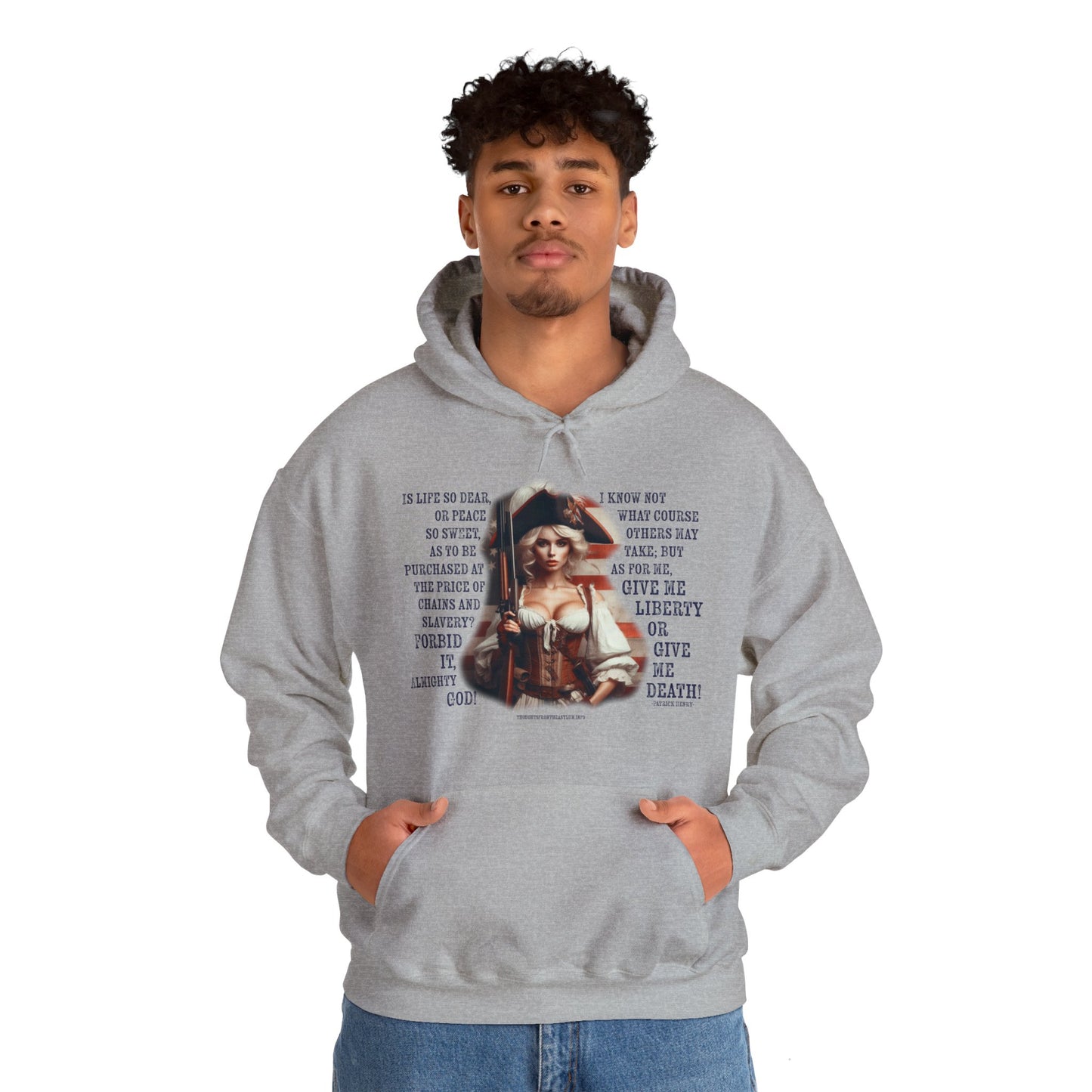 Liberty or Death Hoodie Front