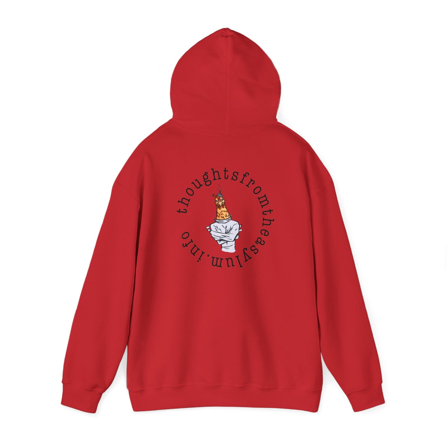 Round Logo Hoodie Back