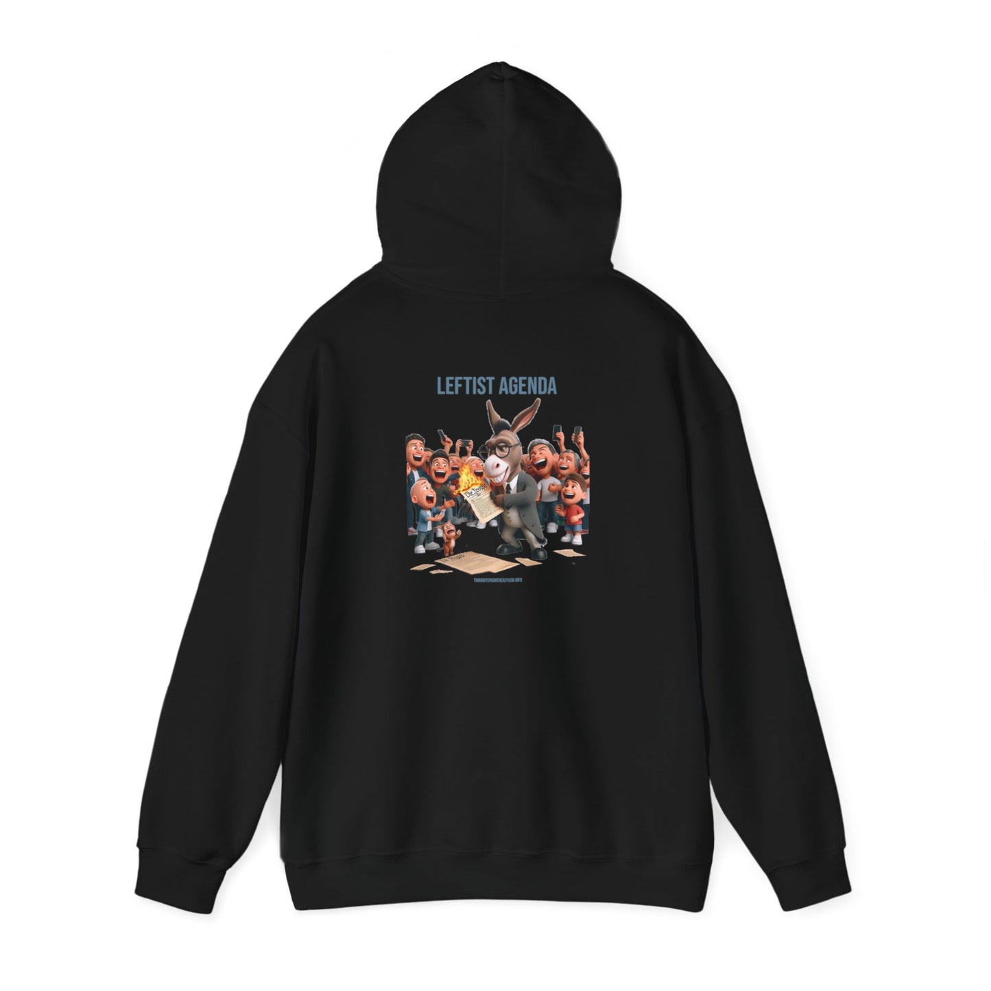 Leftist Agenda Hoodie Back