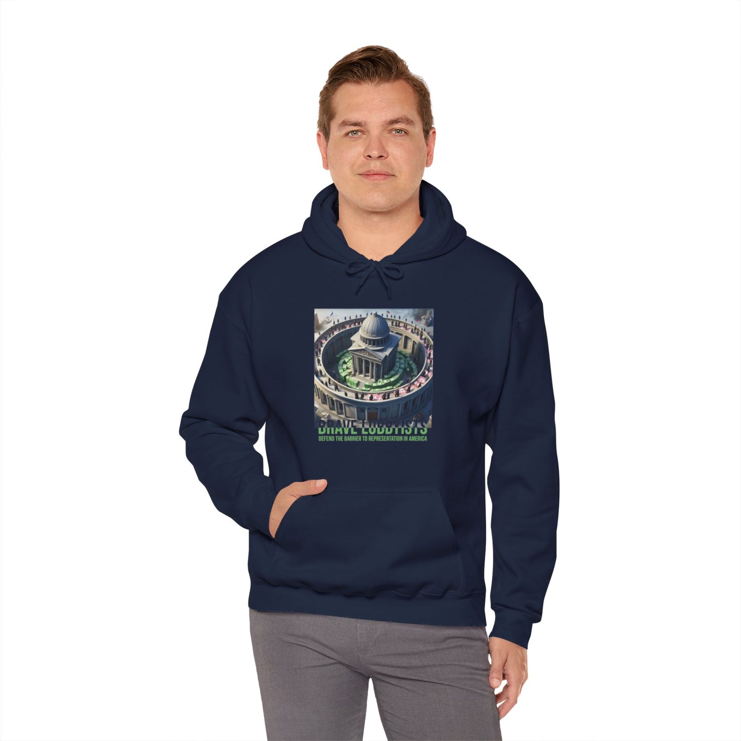 Lobbyist Front Hoodie