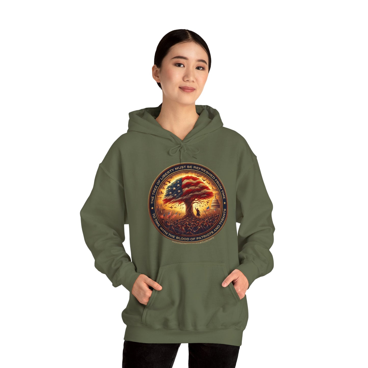 Patriots and Tyrants Hoodie Front