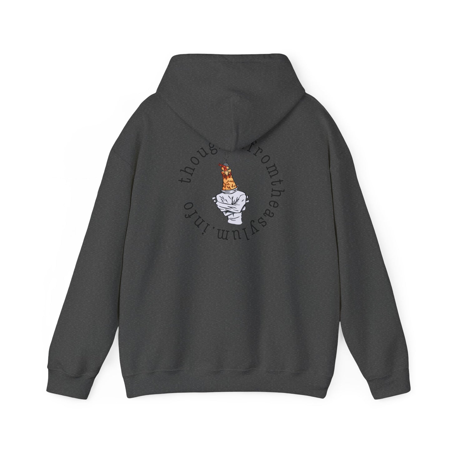 Round Logo Hoodie Back