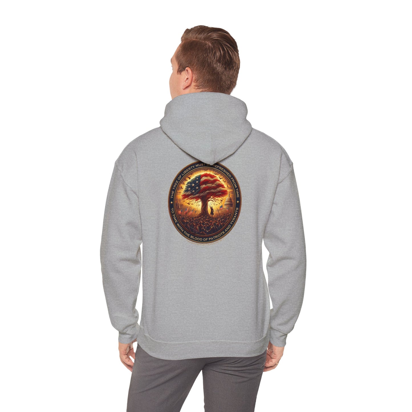 Patriots and Tyrants Hoodie Back