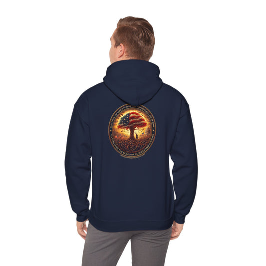 Patriots and Tyrants Hoodie Back