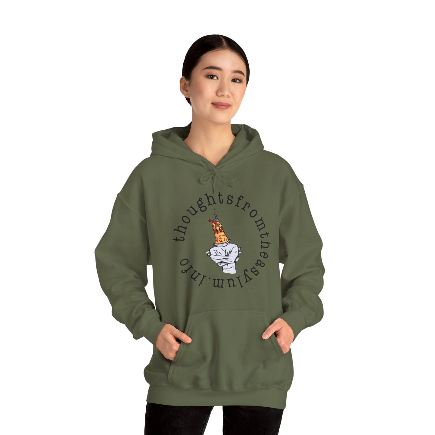 Round Logo Hoodie Front