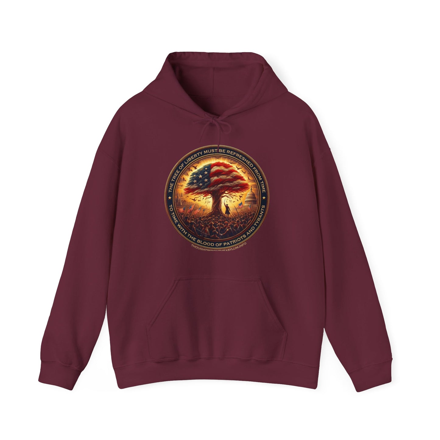 Patriots and Tyrants Hoodie Front